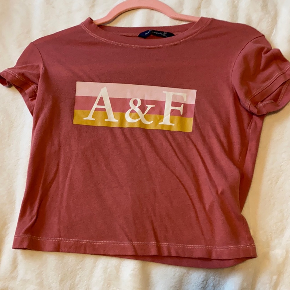 Extra small Abercrombie and Fitch crop top pink